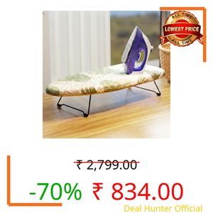 Lifelong Foldable Ironing Board with Sturdy Metal Stand, Portable & Space-Saving Iron Board for Home Use, Durable Anti-Slip Legs, Lightweight Design, Easy Storage, Ideal for Daily Ironing Needs
