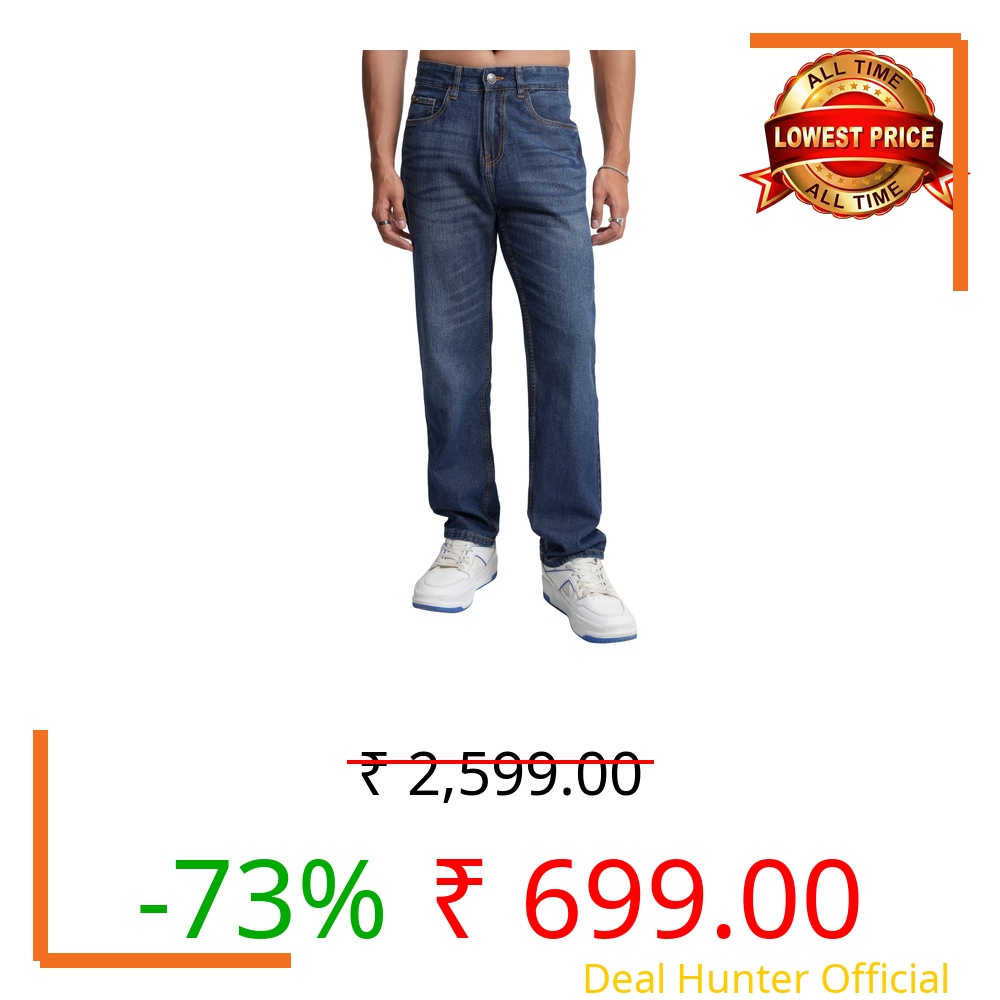 Highlander Men’s Relaxed-Fit Jeans | Laid-Back & Stylish | Soft Durable Denim | All-Day Comfort