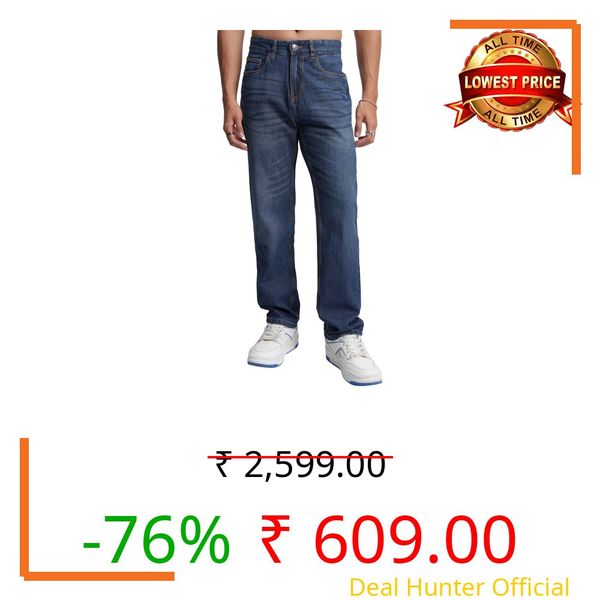 Highlander Men’s Relaxed-Fit Jeans | Laid-Back & Stylish | Soft Durable Denim | All-Day Comfort