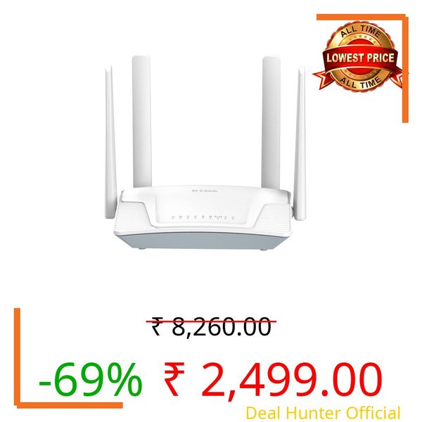 D-Link G403C |N300 4G Smart Router | Works with Google Assistant and Alexa|High-Speed, Flexible Mobile Broadband