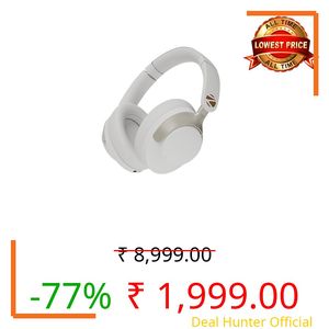 ZEBRONICS Silencio 111,Over Ear Wireless Headphone,Hybrid ANC (50dB),55*Hrs Backup,Transparency Mode,40mm Titanium Drivers,3 EQ Modes,ENC,Gaming Mode,Dual Pairing,Rapid Charge,Bluetooth v5.4 (White)