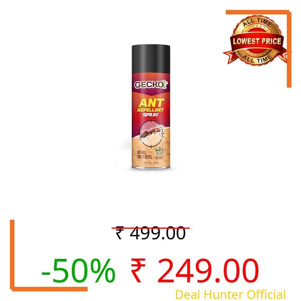 Shadow Securitronics Ant Repellent Spray | 100% Herbal Formula For Home & Kitchen | Safe For Babies & Pets | Effective Against Red Ants | Suitable For Home, Office Use | 120ml | FORMULATION 10X