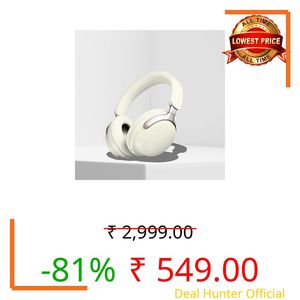 Drumstone (𝟏𝟔 𝐘𝐄𝐀𝐑 𝐖𝐀𝐑𝐑𝐀𝐍𝐓𝐘 Wireless Headphones with Noise Reduction – HiFi Sound, Quality HD Calls, Adjustable Soft Sponge & Foldable, Perfect for Music & Gaming