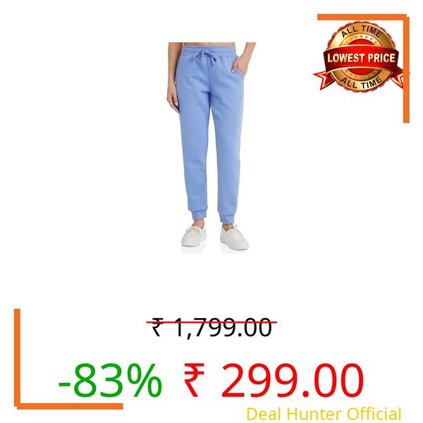 Amazon Brand - Symbol Women's Jogger Track Pants|Ankle Length|Regular Fit|Fleece (CT-2 Cont_Fuchsia Purple_6XL)