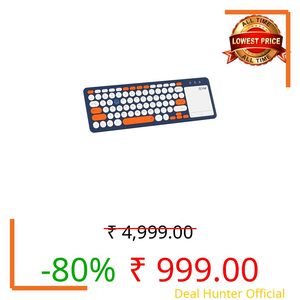 EVM EnMagica Wireless Keyboard | 2.4GHz + Bluetooth 5.0 Dual Mode | 78 Keys, Compact Slim Design, Type-A USB Receiver| High Performance Multi-Device | 1 Year Warranty (EVM-WLK-027)