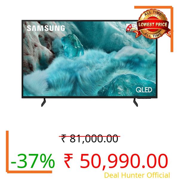 Samsung 138 cm (55 inches) 4K Ultra HD Smart QLED TV QA55Q7FAAULXL (Black)