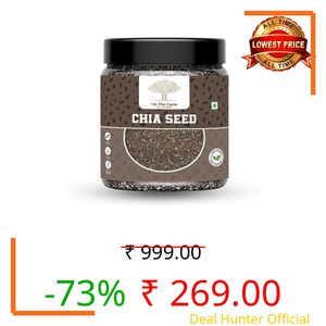 On The FarmChia Seeds | Rich in Calcium, Protein & Fiber | Supports Weight Management, Energy & Digestion | Antioxidant-Rich Superfood | Clean Chia Seeds for Eating | 1kg Pack for Health & Wellness