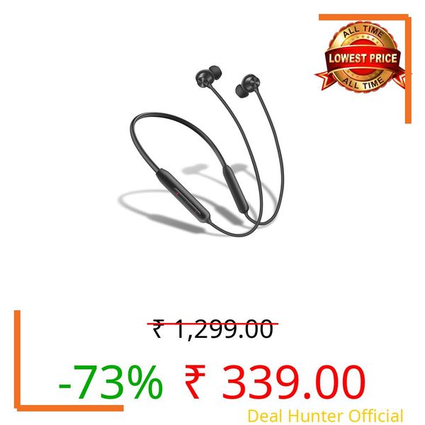 TP TROOPS in-Ear Wireless Neckband with Mic, 20+ Hours Play Time, Bluetooth 5.3, IPX4 Water-Resistance, Magnetic Earbuds (Black)