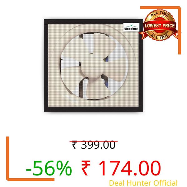 Woodluck Mosquito Net for Window Grey Size 45 cm x 60 cms | Mesh for Bathroom Kitchen Small Windows | Pre-Stitched Nets Small Window | DIY Net for Windows Mosquito Insect Dust & Lizard Protection