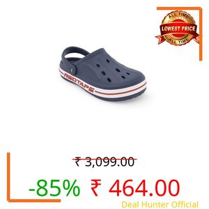 Red Tape Men's Clogs | Lightweight Casual Sliders Navy