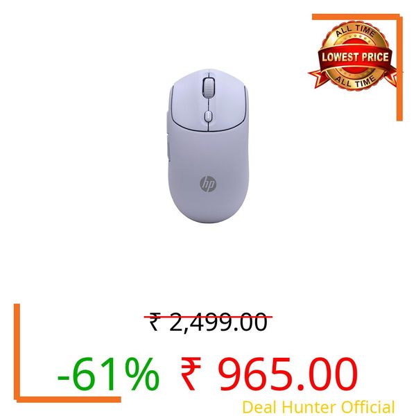 HP 400 Quiet Purple Wireless Mouse
