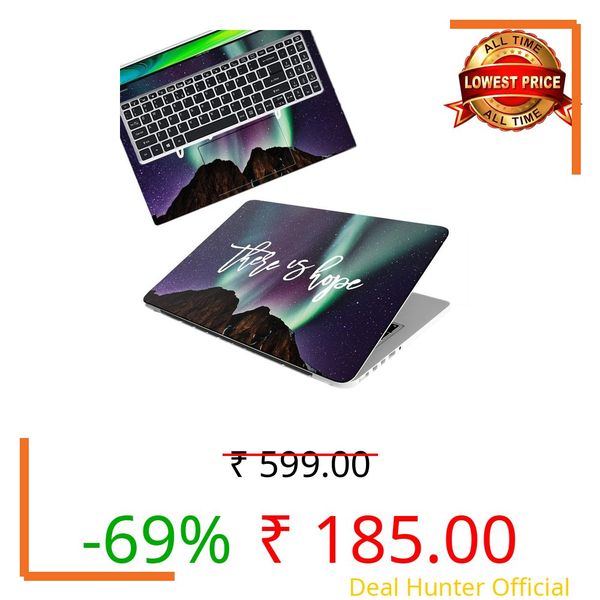 Galaxsia DSGN 405 Full Body Laptop Skin Bubble-Free| Laminated & Removable | HD Quality Sticker for Laptops Upto 15.6 Inches Compatible with Hp/Dell/Acer/Lenovo/Asus etc