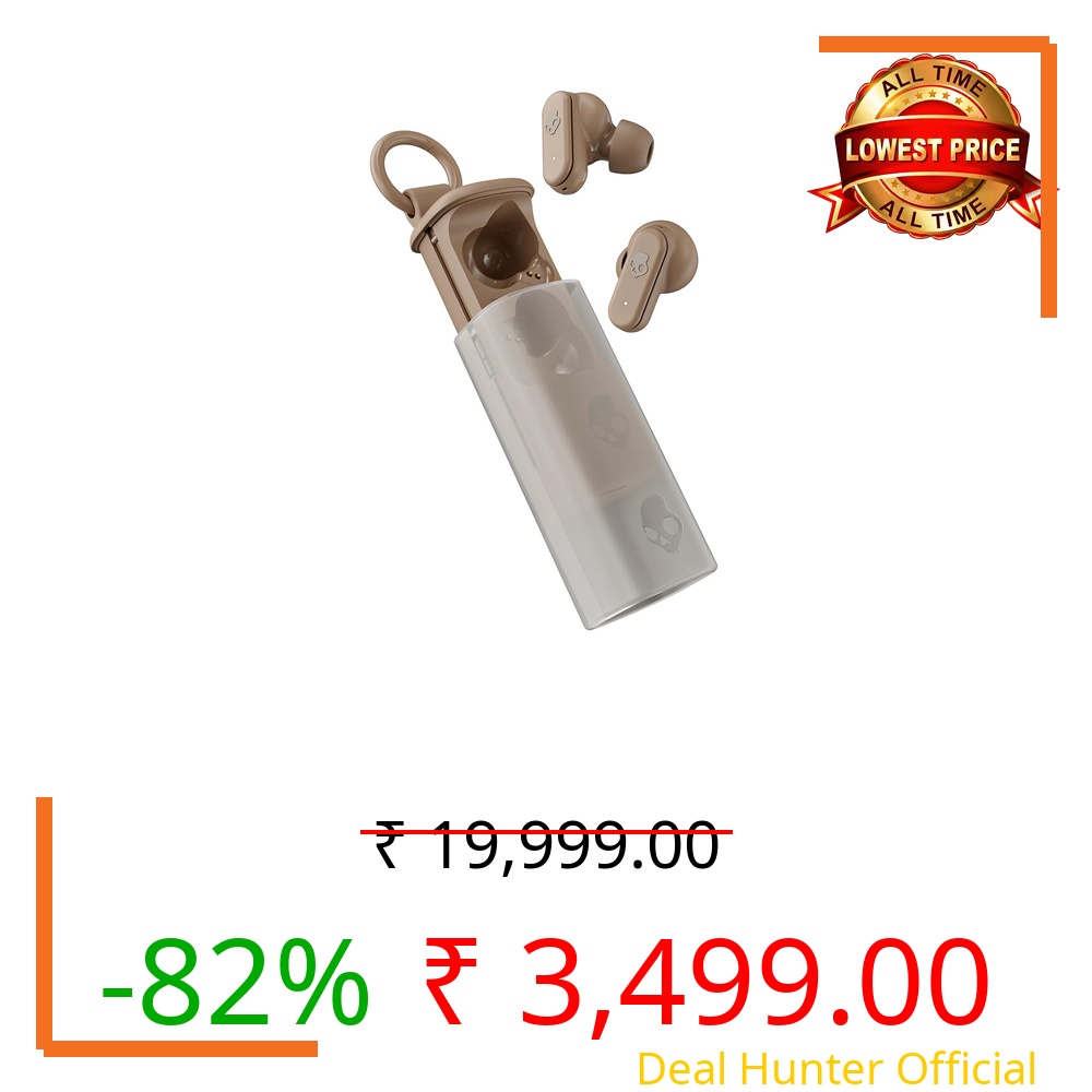 Skullcandy Dime Evo Wireless in Ear Earbuds – 36Hr Battery + Rapid Charge, Preset EQ Modes (Music/Bass/Podcast), Multipoint Pairing, Stay-Aware Mode, IPX4 Water Resistant – Primer