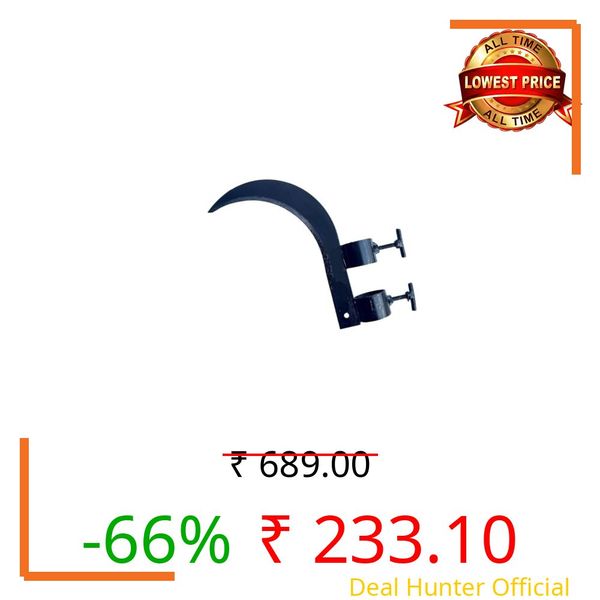 Hudioo Hand Sickle Cutter - Sharp Curved Blade for Grass, Weeds, Harvesting, Gardening, and Farming | Durable Manual Garden Tool for Lawn and Crop Cutting