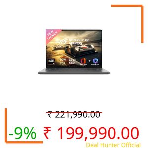ASUS ROG Zephyrus G14,AMD Ryzen 9 270, Gaming Laptop(RTX 5060-8GB/90W TGP/16GB/1TB/3K OLED/14/120Hz/73WHrs/Windows 11/M365 Basic (1Year)*/Office Home 2024/Eclipse Gray/1.5 Kg) GA403UM-QS007WS
