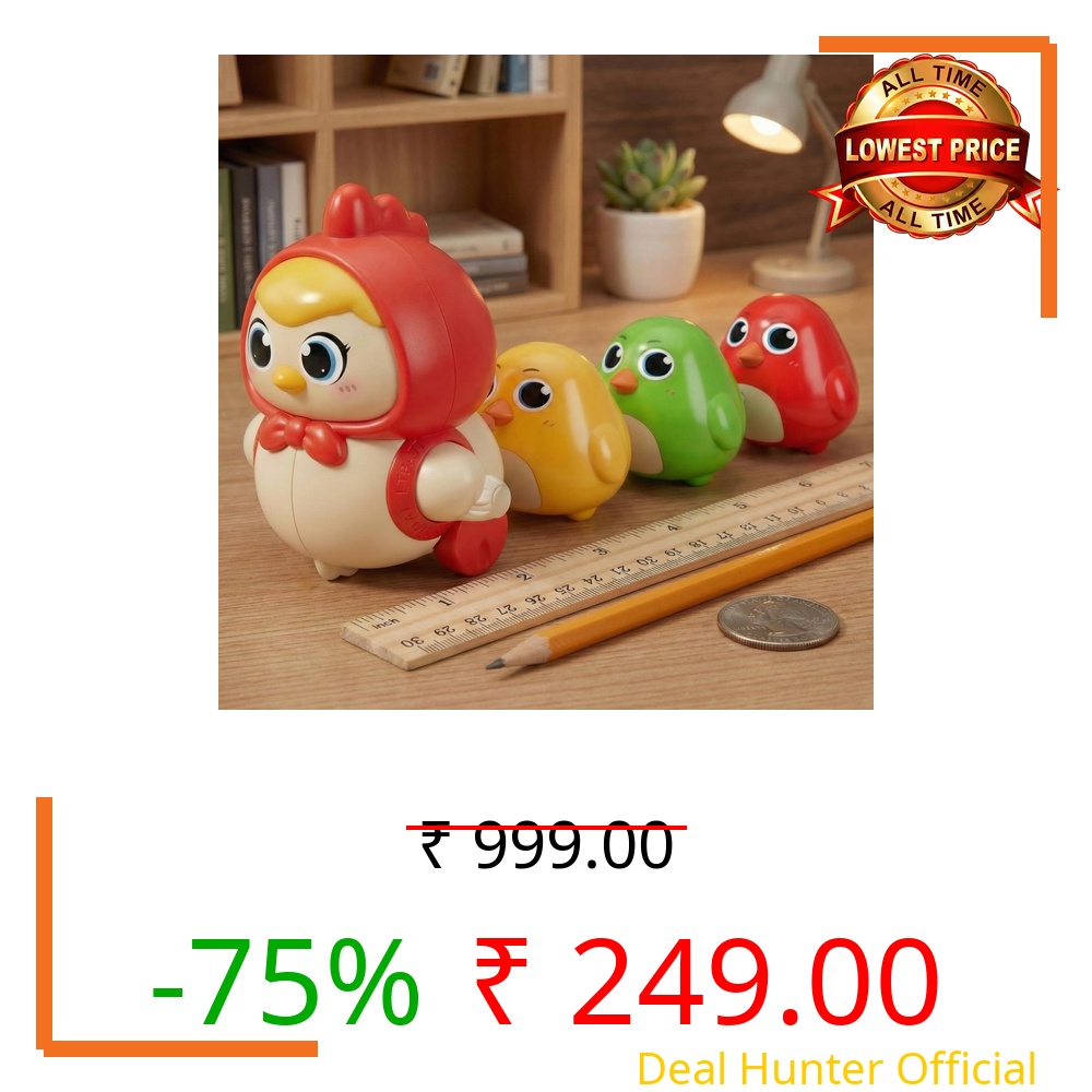 UTPATI Chicken Toys for Kids, Swinging Chain String Magnetic Hen with Chick Learning to Crawl Spring Toy, Crawling Wind-up Duck, Walking Chicken Cute Windup Toy for Boys Girls Toddler