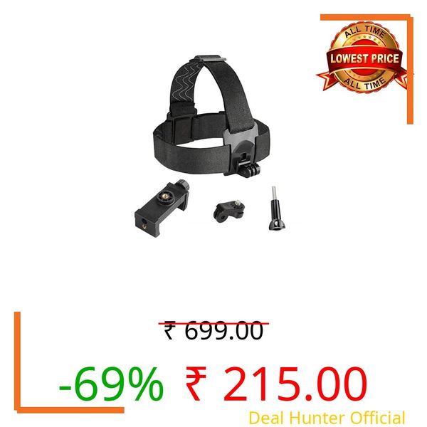 POV Phone Head Mount Strap,First-Person View Video Outdoor Live Shooting Bracket for iPhone, for Samsung Galaxy Phone, for GoPro Insta360 Sony DJI Action Camera