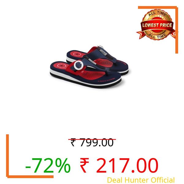 Duosoft Flip Flop for Women | Soft Comfortable | Breathable | Fashionable | Stylish | Trendy | Super soft | Lightweight | Anti-Slip Sole | Indoor & Outdoor |34-Red-05
