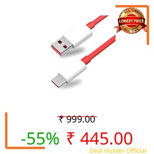 Skinkart 100W Supervooc Fast Charging Type-C Cable|1M USB-A To Type-C Supervooc Charge Cable|Compatible With OnePlus 13,13R,12R,11R,10R,10T,9,9R,Nord CE 4,CE 3,CE 2|High-Speed Data Sync,Pink