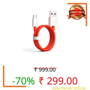 100W USB-A to Type-C Cable – Fast Warp Charging Cord for OnePlus 11,11R,10 Pro,10R,10T,9RT,9R,8R,8T Charge Cable for 6/6T/7/7T,Nord,Ce2 Lite 5G,Ce 3 5G,Ce3 | one plus Original Fast Charger wire (1m)