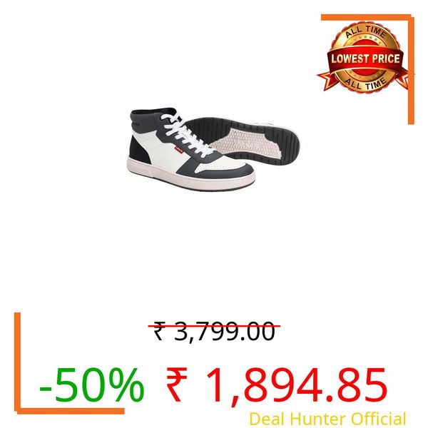 Levis Men Colourblocked PU Sneakers