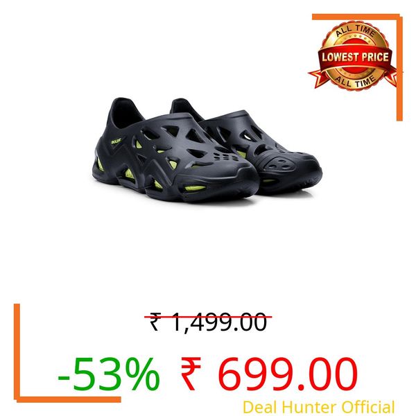 Boldfit MenDripzSliponBlackNeon07