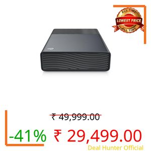 Seagate One Touch 8TB External Hard Drive Desktop HDD - USB-C, for Windows and Mac, with 3 yr Data Rescue Recovery Services, (STNB8000400)