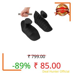 MDM HUB Workout Grip Pads Ergonomic Hand Grip Strengthener with Quick-Release Mechanism, Suction Cup Design, Multicolor