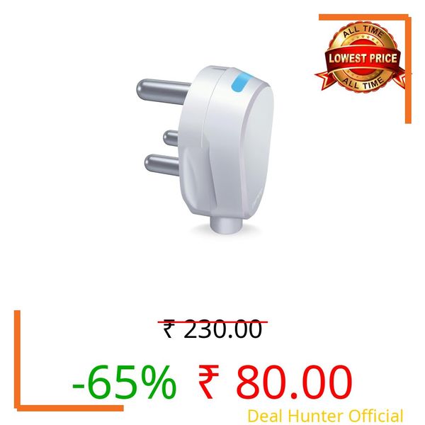Anchor by Panasonic Plug Top 16A, 3 Pin, with LED Indicator, ISI Certified, Ideal for ACs, Geysers, Fridges & More – White (Pack of 1)