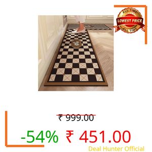 YAGVIZ Kitchen Mats, Waterproof Memory Foam Kitchen Rugs, Standing Desk Mat Floor Mats, Comfort Runner Rug Carpets for Kitchen Floor, Sink