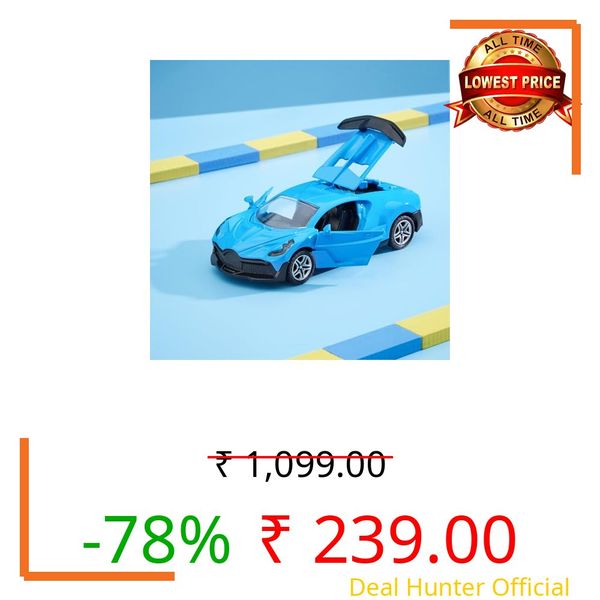 Amazon Brand – Metal Die Cast 1:37 Bug | Blue | Collectible & Durable