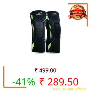 NODENS Nylon Knee Support, Knee Caps, Knee Brace For Knee Pain Relief Products, Knee Pad Leg Sleeves, For Men and Women (Green, S)
