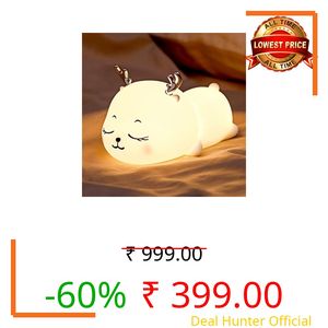 One94Store Cute Cat Touch Silicone Night Lamp – 7-Color LED Light, USB Rechargeable Multicolor Night Light for Kids Bedroom, Romantic Decor, Valentine Day Gift, Love Gift for Her, Couple Gift