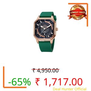 Daniel Hechter Paris Rivoli Collection Modern Analog Watch for Men with Octagon Dial and Silicon Band-DHM1003