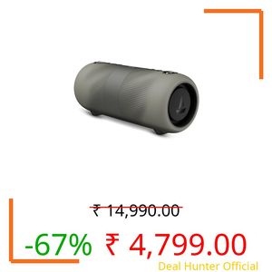 Boat Stone 1200 Pro, 60W Boat Signature Sound, 76.2mm Drivers, TWS,7.5H Battery, Built-in Mic, Carry Strap,IPX6, Bluetooth Speaker, Wireless Speaker, Portable Speaker (Ice Grey)