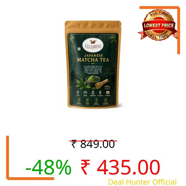 Celebrino Superfoods Japanese Premium Matcha Green Tea Powder 100g | Premium Culinary Grade Matcha for Lattes, Smoothies, Baking & Desserts
