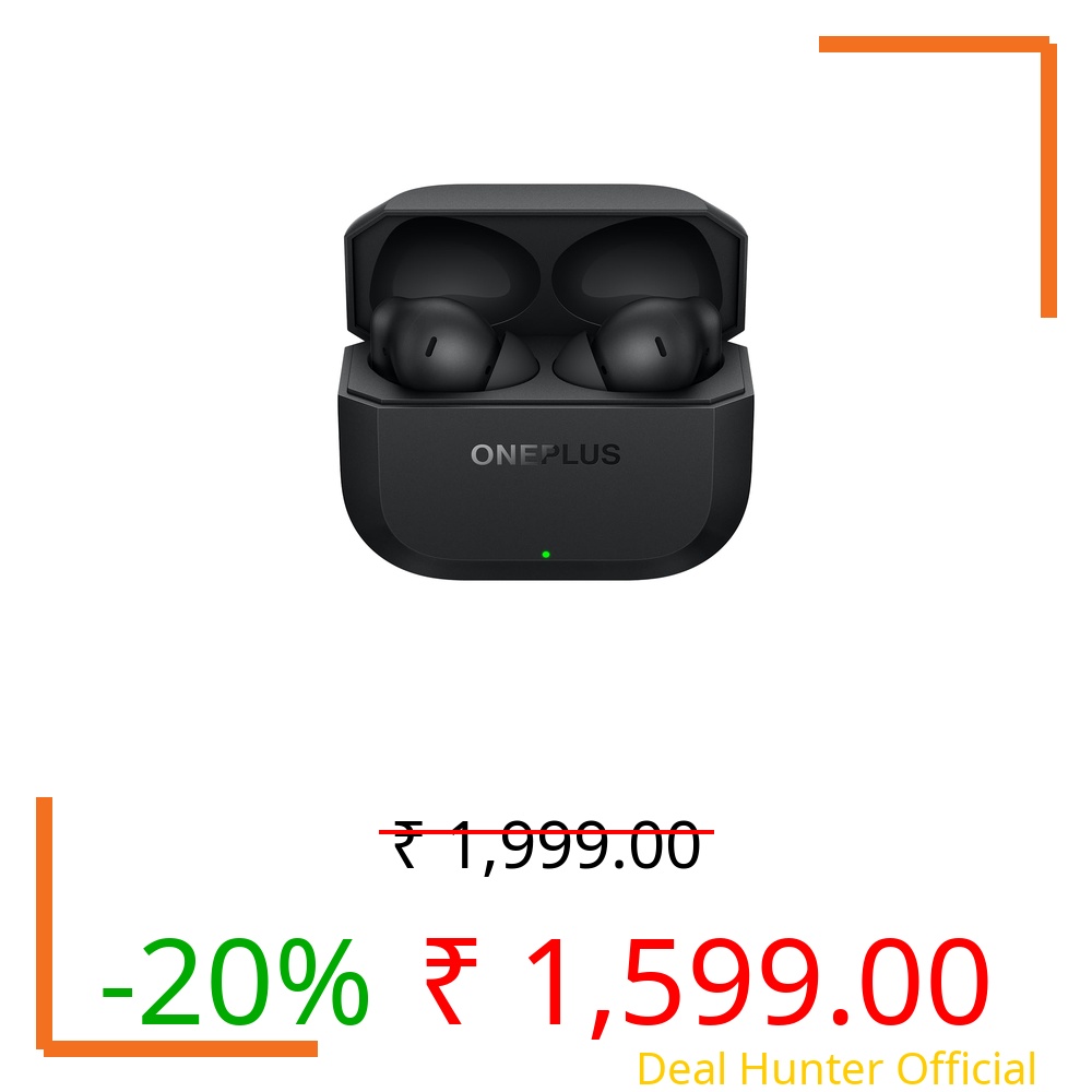 OnePlus Nord Buds 3r TWS Earbuds up to 54 Hours Playback, 2-mic Clear Calls, 3D Spatial Audio, AI Translation, 12.4mm Drivers, Dual-Device Connectivity, 47ms Low Latency - Ash Black