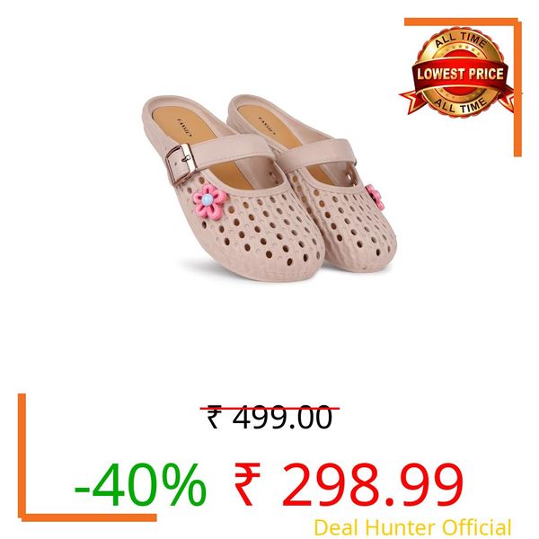 CASSIEY Originals Women's Adillete Lightweight EVA Clog Slide Sandal- Skin