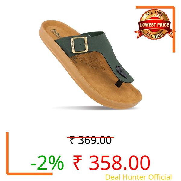 WALKAROO Men's Fashion Sandal with Cushion Insole and Lightweight for Casual Footwear - WGR53246 Dark Green