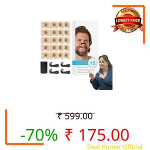 PANCA Magnetic Nose Strips Anti Snoring Kit | Snoring Stopper For Men Women for Sleep | Nasal Strips | Nasal Dilators For Breathing | Instant Relief From Snoring | Anti Snoring Nose Clip For Men