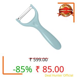 Pihuza Multipurpose Vegetable and Fruit Peeler – Professional Kitchen Tool for Carrot, Potato, Cabbage, and Other Vegetables, Shredder and Slicer Design, Multicolor (Pack of 1)