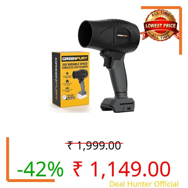 Cordless Leaf Blower Compatible with Dewalt 20V MAX Battery, 430 CFM 125 MPH Powerful Airflow - Lightweight Handheld Blower for Patio, Debris, Leaves & Snow Removal (Battery Not Included)