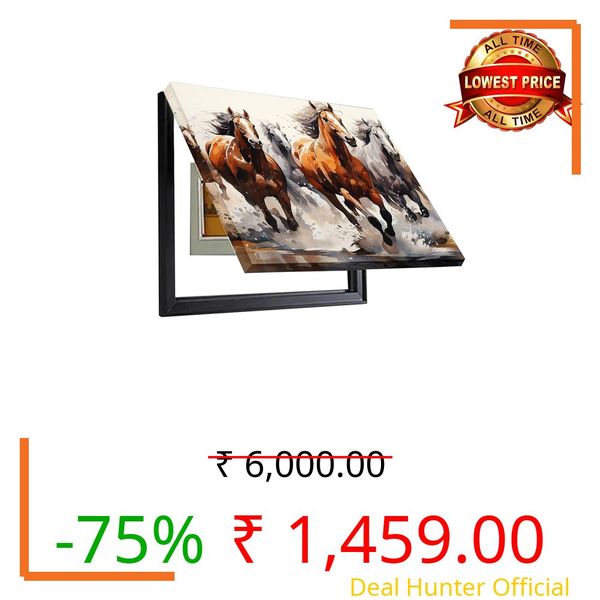 Electric MCB Box Cover Frame With Hydraulic Decorative Customized Painting Electrical Panel box Cover, Switch Box Frame Will Fit Max 10x14 inch Switch Board, Outer Size 13X17 Inch