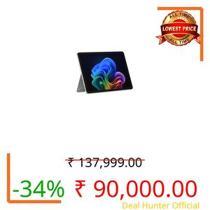 Microsoft Surface Pro 12" - Windows 11 Home - Copilot+ PC - LCD PixelSense Touchscreen - Snapdragon X Plus (8 Core) - 16GB RAM - 512GB SSD - Platinum. with Microsoft 365 for 6 Months*