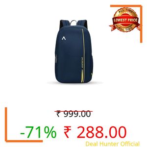 Aristocrat Nova 15L Laptop Backpack (15.6"), 2 Compartments, Dark Blue