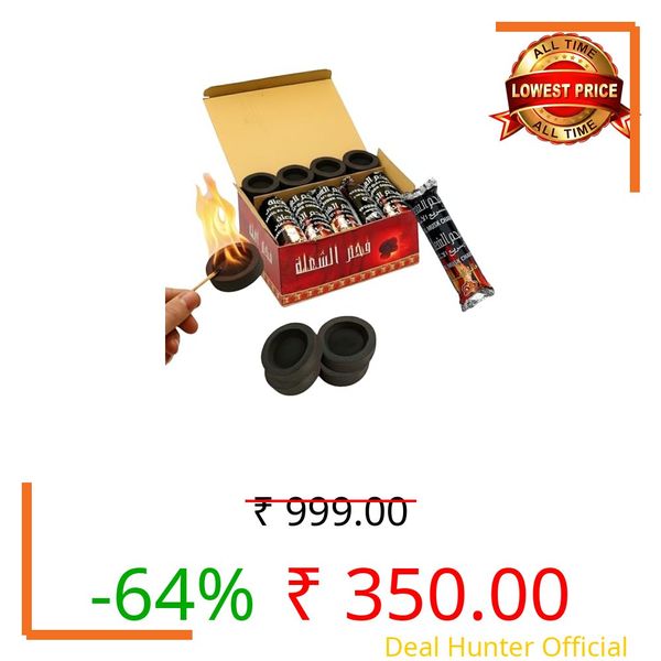 ASK VARK WALA Charcoal Discs for Incense – 100 Pcs Quick Light Charcoal Tablets (33mm) – Instant Fire Coals for Resin, Bakhoor, Incense & Hookah – 10 Rolls (100 Tablets Total)