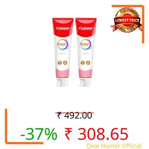 Colgate Total Sensitive Toothpaste, Antibacterial Tooth Paste 300 gm (Pack of 2 x 150g)