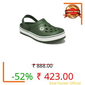 HAUX Men's Classic Casual Clogs, Sports Walking | Casual with Classic Clogs, Flexibility Technology Slipper for Men's & Boy's Clogs That Match Your Style (Mehndi, UK Footwear Size System, Adult, Men, Numeric, Medium, 10)