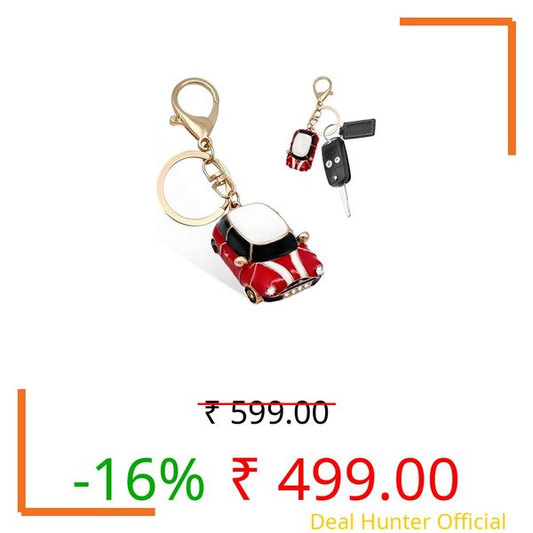 BdelrinQue Car Keychain, Cute Mini Car Key Chain for Car, Aesthetic Keychain Suitable for Car Enthusiasts and Daily Key Organizer