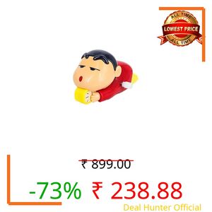 HABINO Shinchan Moving Toy | Shinchan Action Figure Toys for Boys & Girls PVC Multicolour | Shin-chan Clock Red Moving